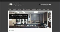 Desktop Screenshot of clubdetirdelanaudiere.com